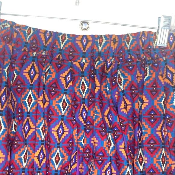 Aztec Princess Skirt & Vest Top M Purple Fringe Costume Gypsy Bohemian Festival - Picture 8 of 8